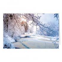 Fotoweihnachtskarten "Winter" mit stimmunsvollem Schneemotiv