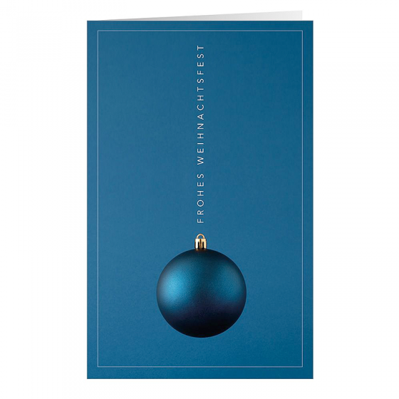 Moderne Weihnachtskarten im reduzierten Design
