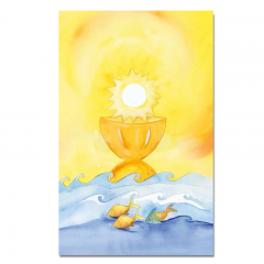 Kommunionbildchen / Heiligenbildchen "Jesus - Sonne, Brot und Leben"